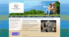 Desktop Screenshot of goodkarmadogcenter.com